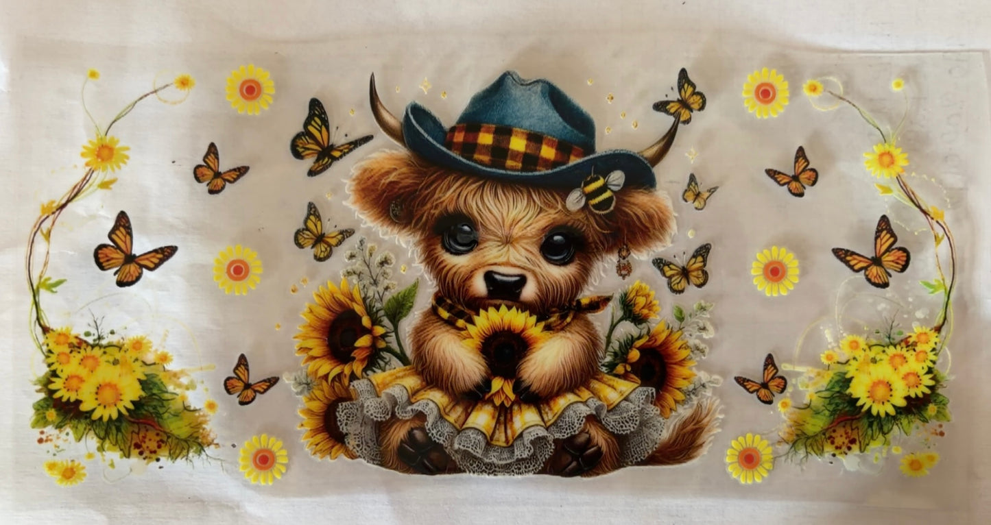 Sunflower cow