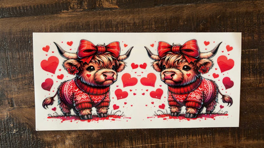 Valentines cow
